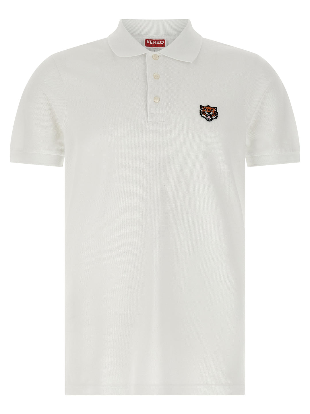 Kenzo Kenzo Happy Tiger Polo - Bianco | 3a6fc66f6a28ccb9680ec596ec2c50f17c2b7756