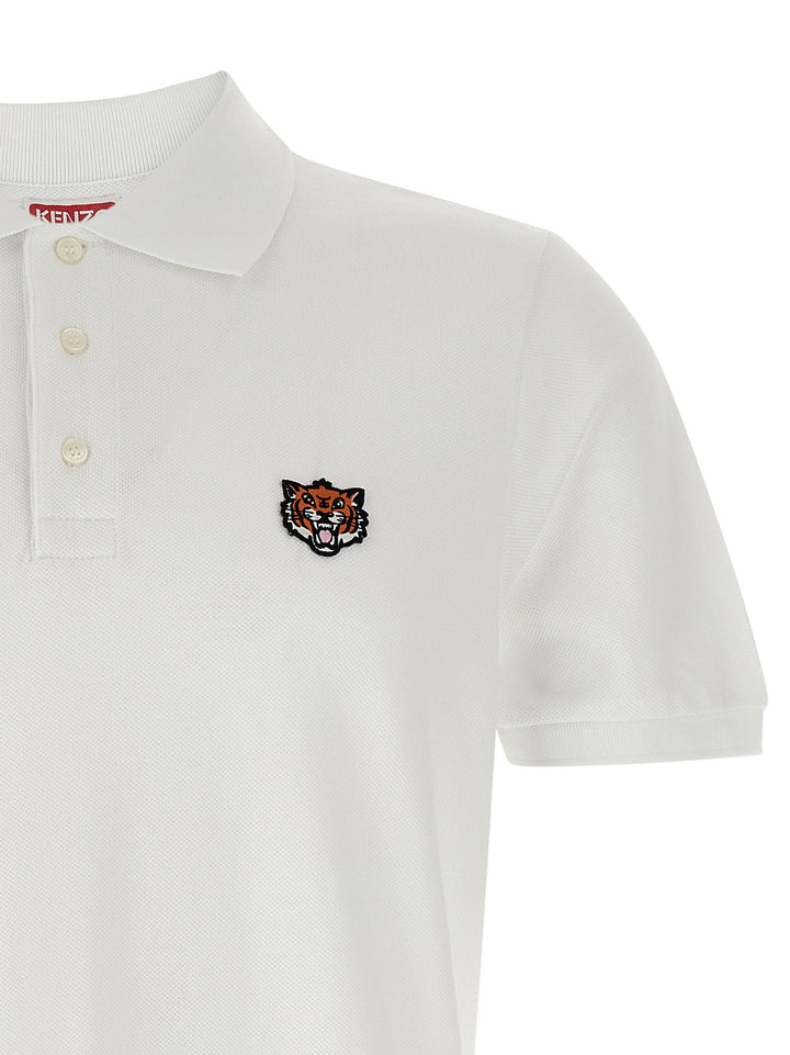 Kenzo Kenzo Happy Tiger Polo - Bianco | 0a521fd7a24db00f546efac341738a908fd3702f