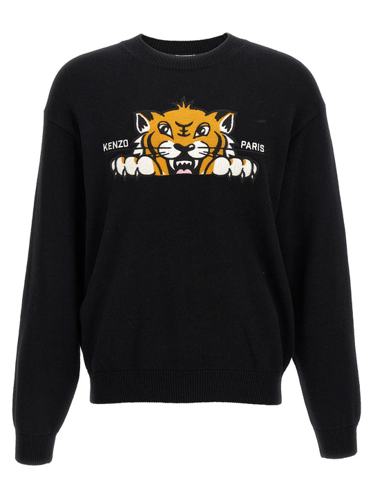 Kenzo Happy Tiger Maglioni Nero