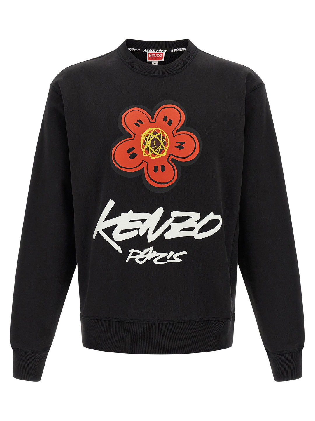 Kenzo Logo Print Felpe - Nero | 04ef8c84e234a76abdeaef28d889eac00b88aa43