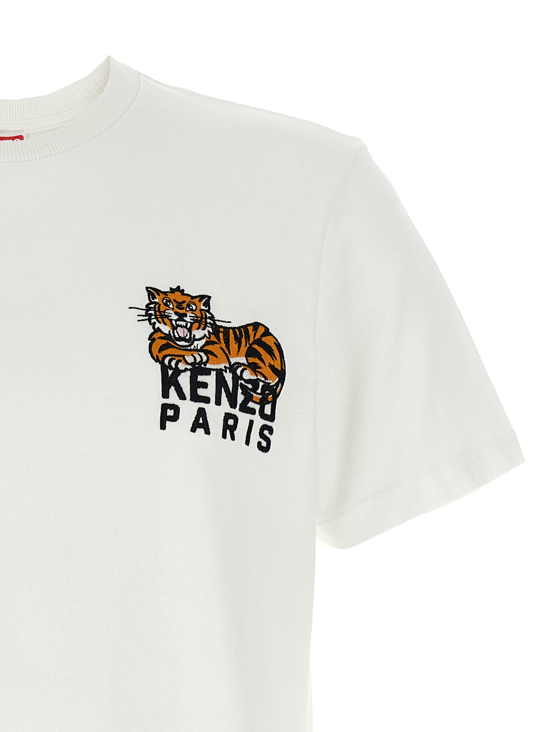 Kenzo Gots Happy Tiger T shirt - Bianco | a65abf27fbb769cb6a2faca67b3ec8fcb9ce6172
