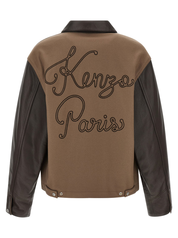 Kenzo Kenzo Paris Chainstitch Puffer Jackets - Marrone | 28f43e6390b74d438773a1728ba53cf294bb8bc1