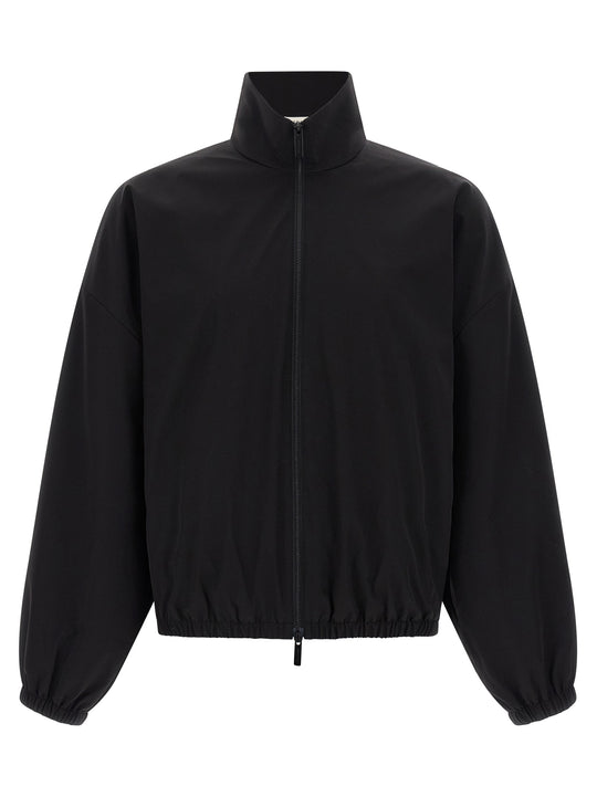 Track Puffer Jackets Nero