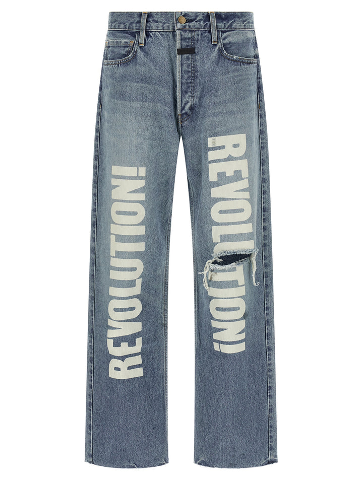 Fear Of God Revolution Jeans - Blu | 82ee46e8d63e9f86d545566c50874d649359fcb0