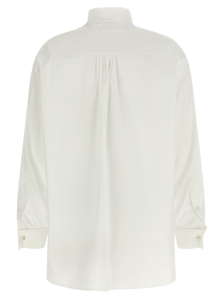 Kenzo Lavallière Collar Shirt Camicie - Bianco | 045fed3976df015c729b566714c195eb749c5044