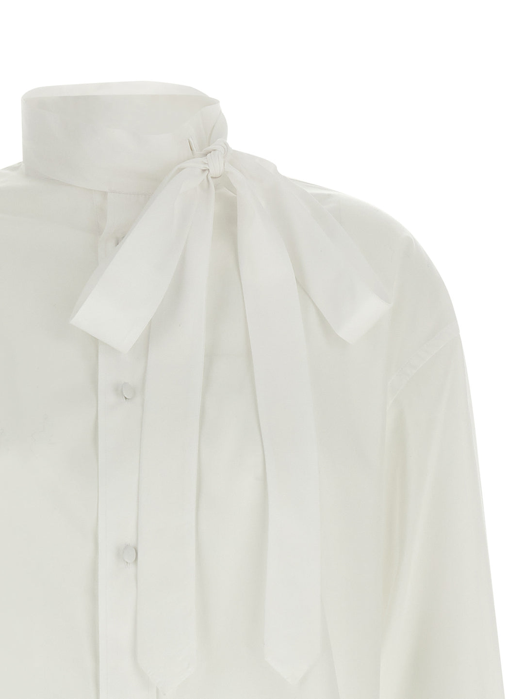 Kenzo Lavallière Collar Shirt Camicie - Bianco | 89572e17800937ac7cde2716bea8693a72adbfe9