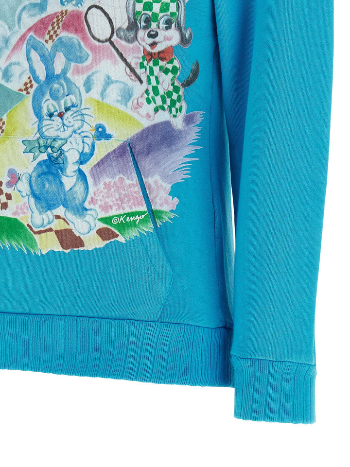 Kenzo Kenzo Cartoon Felpe - Celeste | 8d7741d790b3329e573a54d7c9b975fed8ca5236