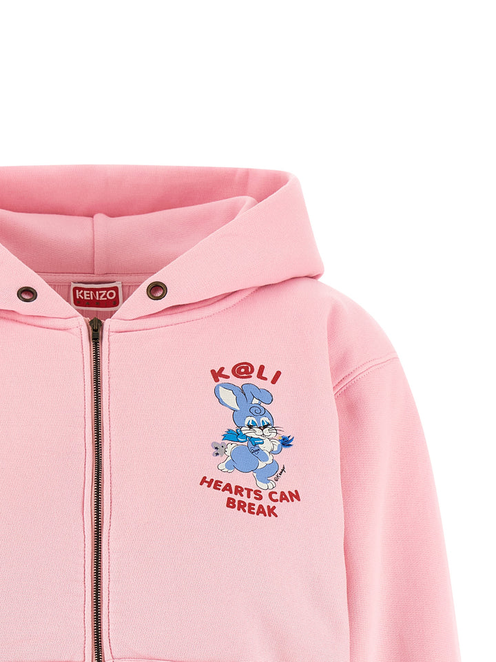 Kenzo Kenzo Cartoon Felpe - Rosa | 0b3daa3640de89ad0b41fcf2b330ab7a2be94086