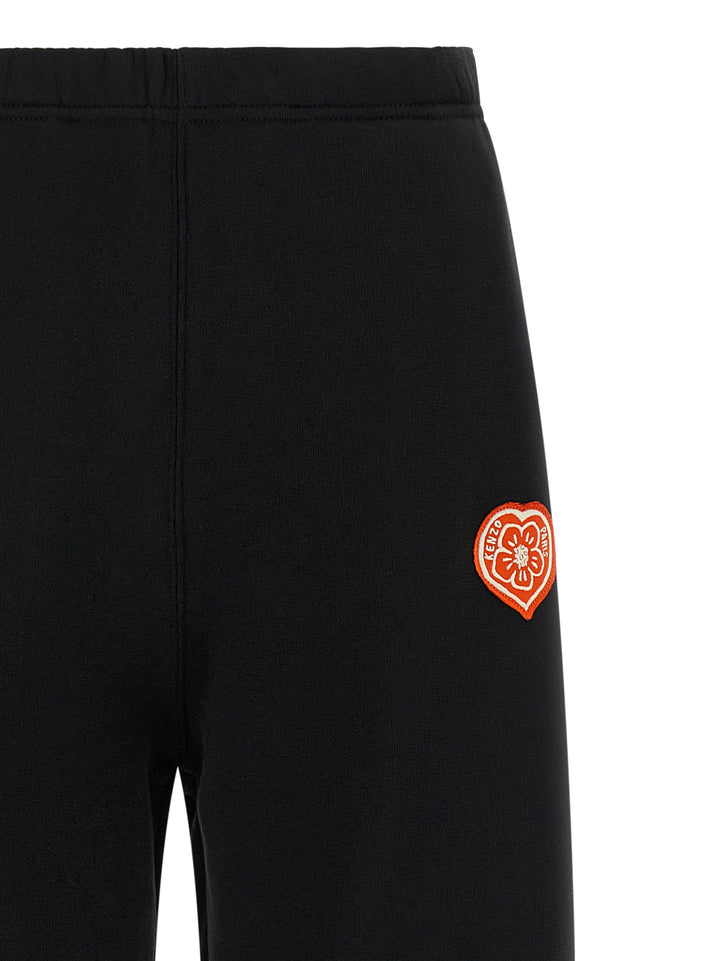 Kenzo Kenzo Boke Heart Pantaloni - Nero | 46bfee73fbeac33037d088a7a4d79438508cc80d
