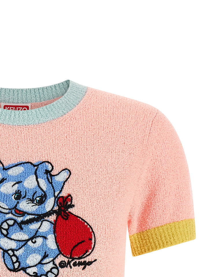Kenzo Kenzo Cartoon Top - Rosa | 7f479eea6a48f4944f219078cb46b791f5741214