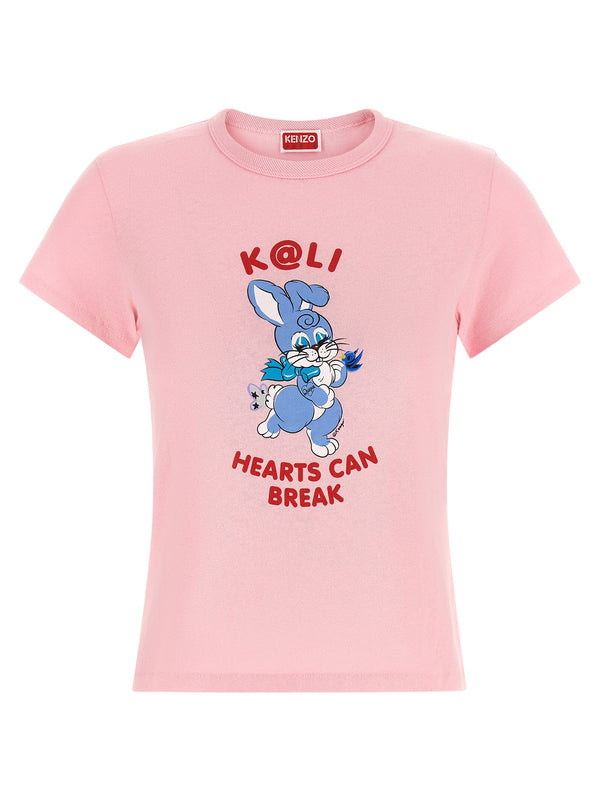Kenzo Cartoon T Shirt Rosa