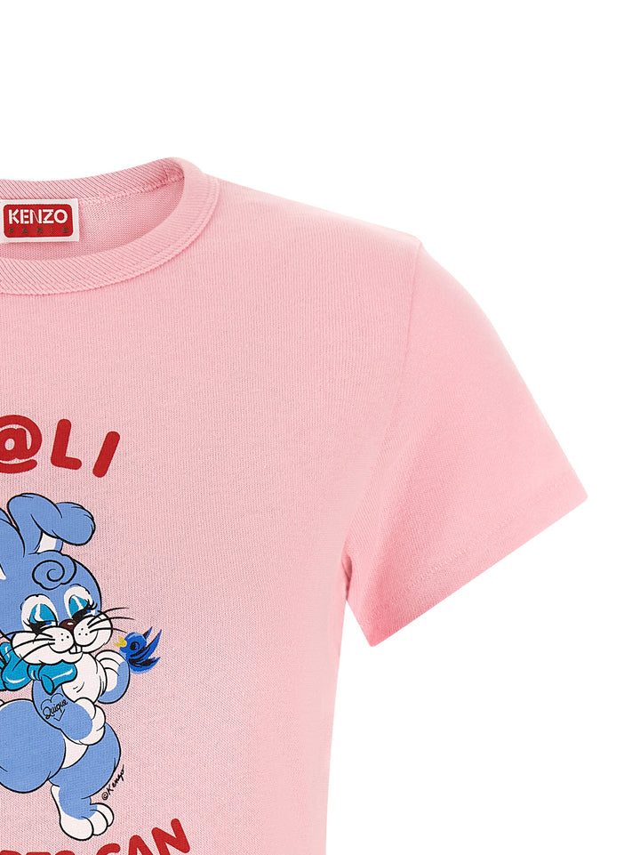 Kenzo Kenzo Cartoon T shirt - Rosa | 97cf9318d710eaaa999105fdad44539f232b973e