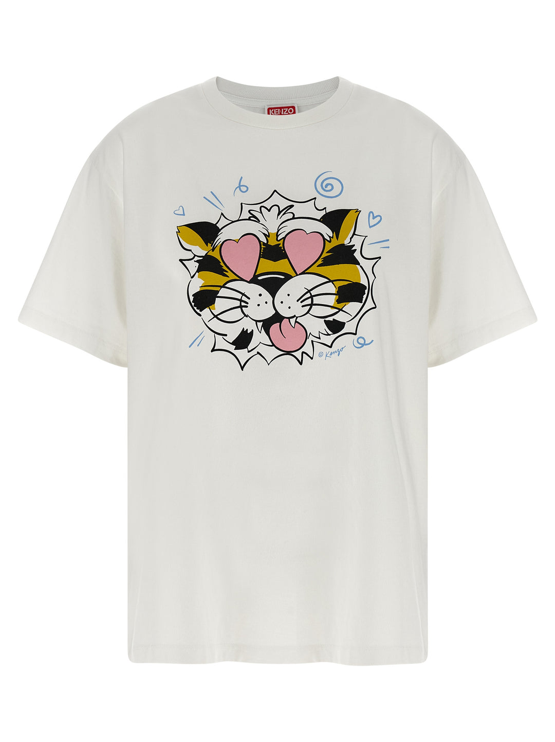 Kenzo Wild Tiger T shirt - Bianco | 6e830a6a64f6c1af414f0d113bbdaa153b5f59c5
