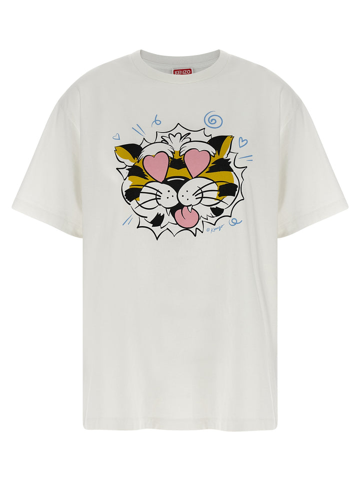 Kenzo Wild Tiger T shirt - Bianco | 6e830a6a64f6c1af414f0d113bbdaa153b5f59c5