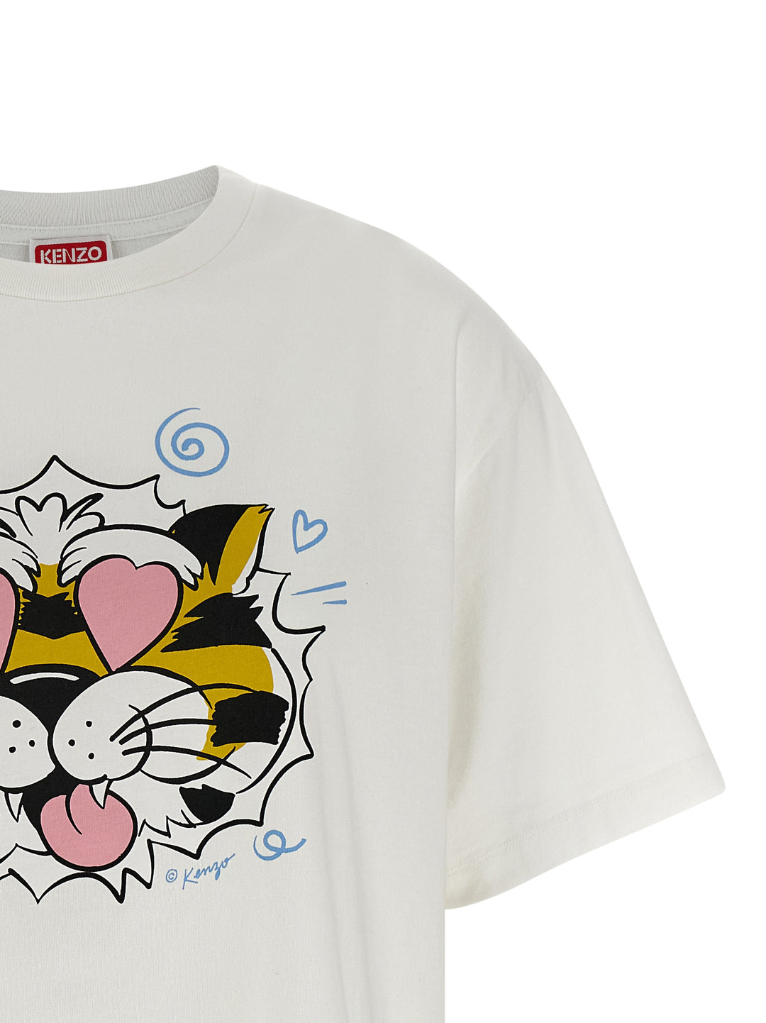 Kenzo Wild Tiger T shirt - Bianco | c0ad2cc09e2460d0c8e3ba019311cf6e8f1c158d