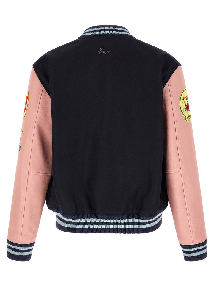 Kenzo Kenzo Badges Puffer Jackets - Multicolor | 49cd276679adce1b4edf8cf74f1b1719fa0d83b2