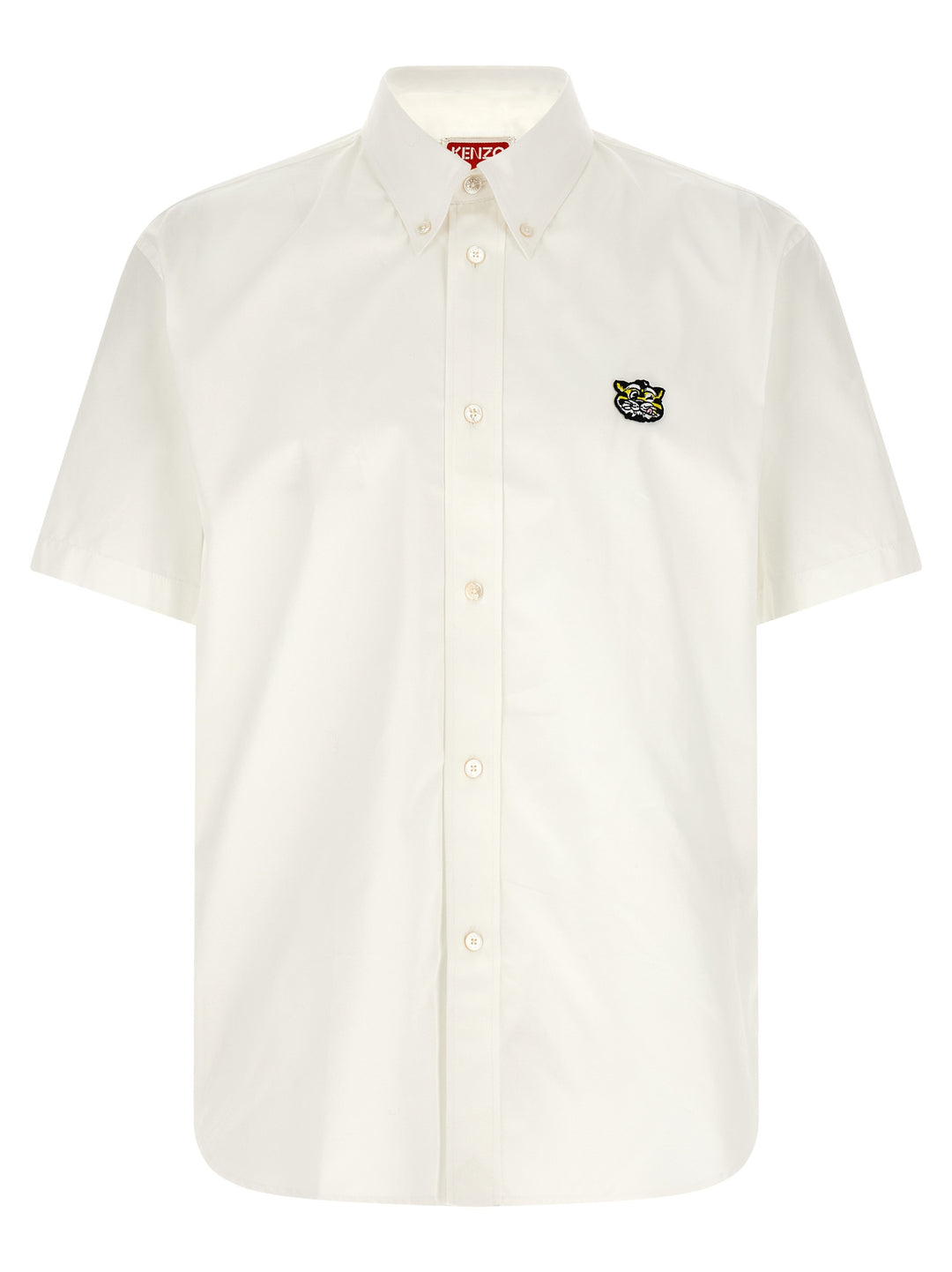 Kenzo Wild Tiger Crest Camicie - Bianco | 3e5d4c0339a2ffd59cd4799aeeb28a8a979a7135