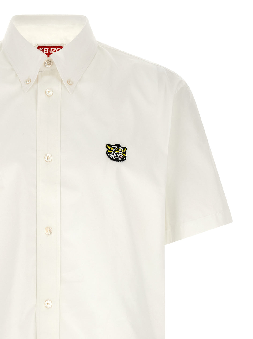 Kenzo Wild Tiger Crest Camicie - Bianco | 8ebb548e42c7bfa4e5d2f0dfc2015b5bf1e43052