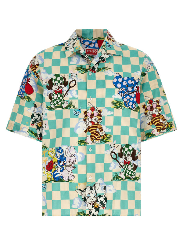 Kenzo Cartoon Camicie Multicolor