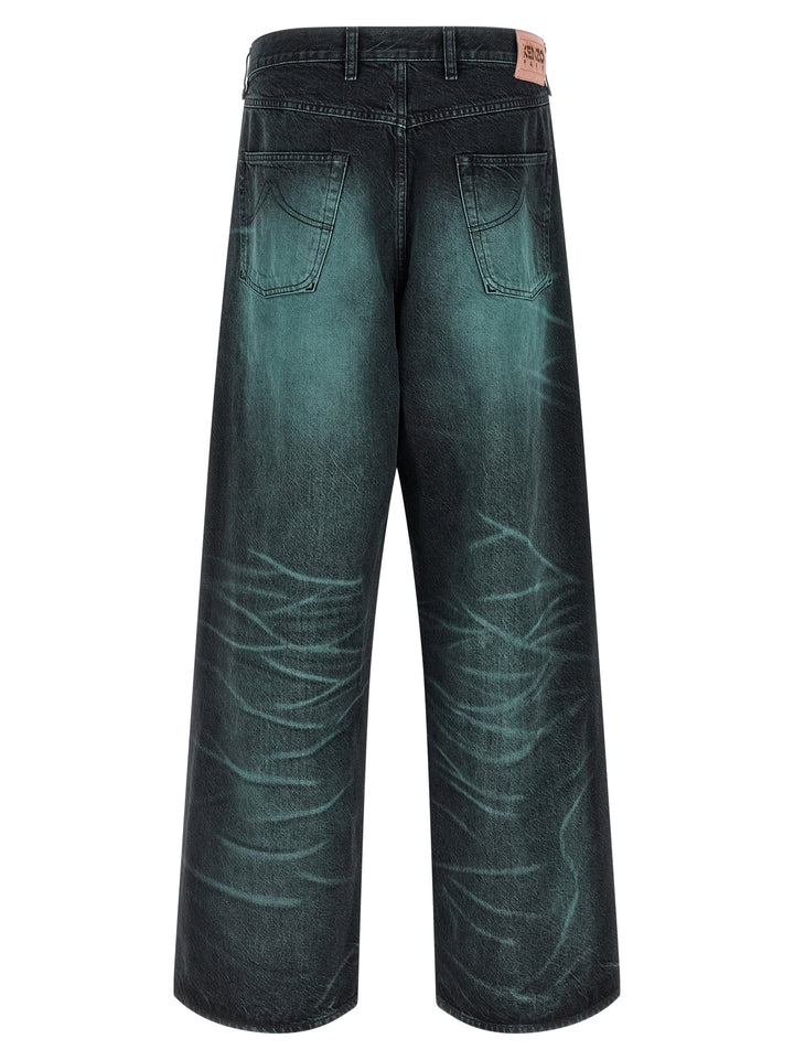 Kenzo Japanese Denim Jeans - Blu | 4e0b449b146e6e0f8731f2cfe749f93d56f07c9d