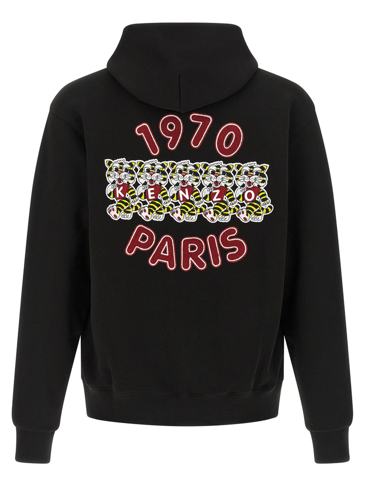 Kenzo Wild Tiger Embroidered Felpe - Nero | 58157bf4d21b543be401cd82fe5ba9f81fdaea85