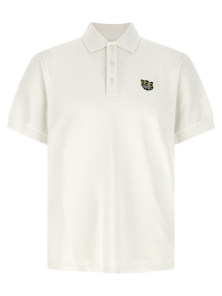 Kenzo Wild Tiger Gots Polo - Bianco | 46face5d45c6554f56b18f02d5f3b6c4f821fa02