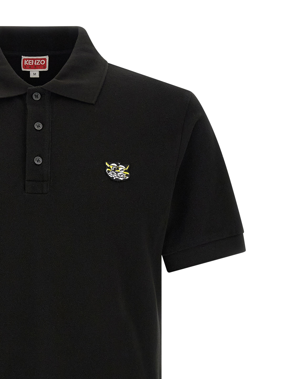 Kenzo Kenzo Wild Tiger Polo - Nero | d502b8b5673f2a60d8ac0a43e381c16eed89af6a