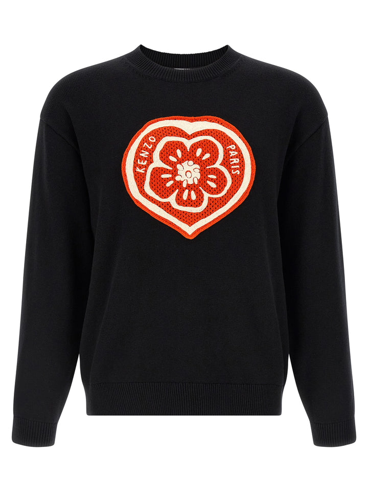 Kenzo Kenzo Boke Heart Maglioni - Nero | 7971ebb390a4cd09eac8cec85c572d852b092dfa