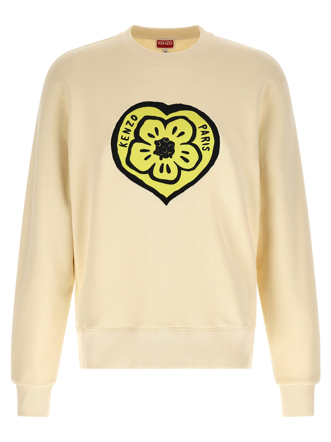 Kenzo Kenzo Boke Heart Classic Felpe - Beige | 98893cb458cc2dd16faee6af3dd7240b4e3f6a18