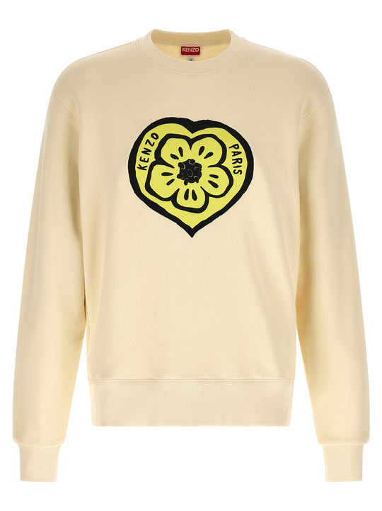 Kenzo Boke Heart Classic Felpe Beige