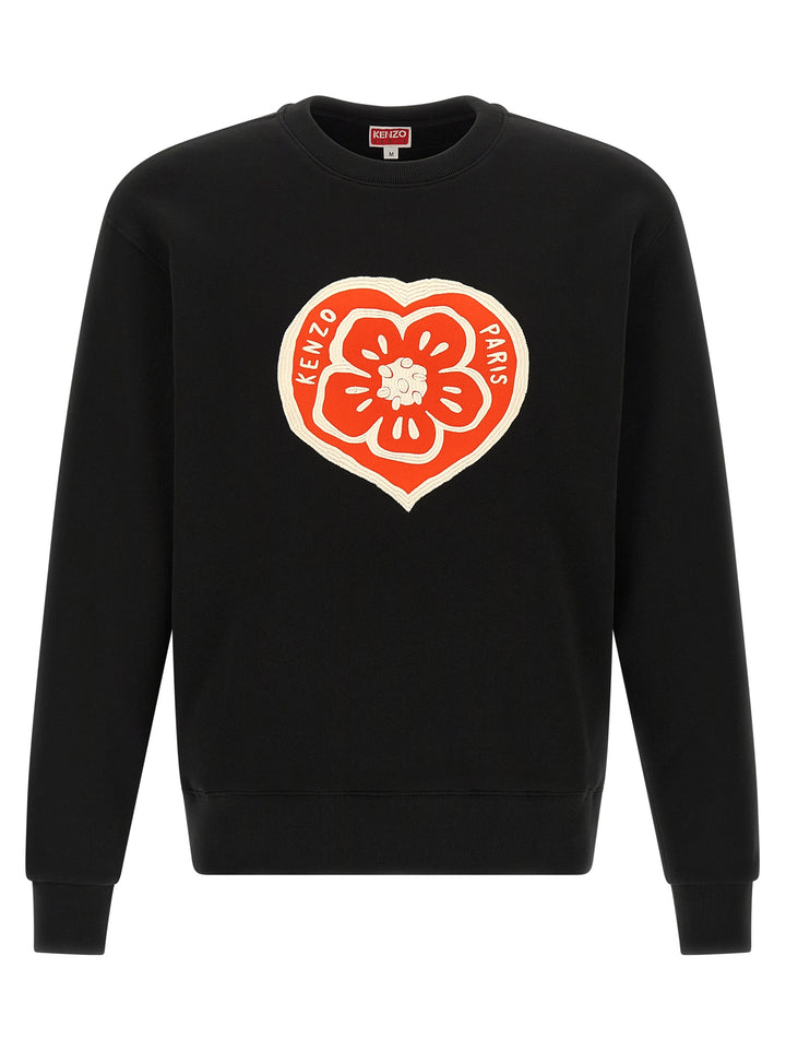 Kenzo Kenzo Boke Heart Classic Felpe - Nero | c6d355af6e56be9b8679d6fa06a131f9fa81ffa0