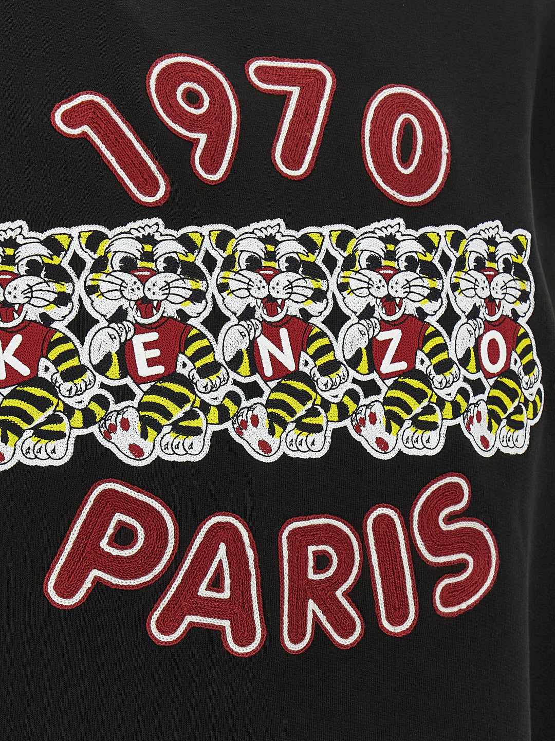 Kenzo Wild Tiger Embroidered Felpe - Nero | 1fcbb638b056d3f4a734ac9706eb4441993ec9cc