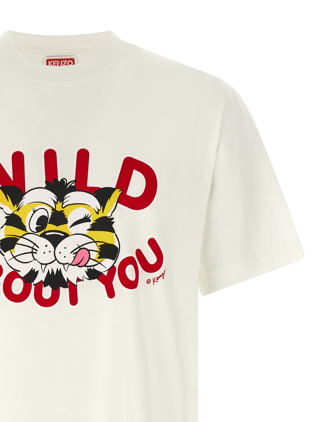 Kenzo Wild Tiger T shirt - Bianco | 895dc64cf975ca53a403b062d11b34bda691d8a0
