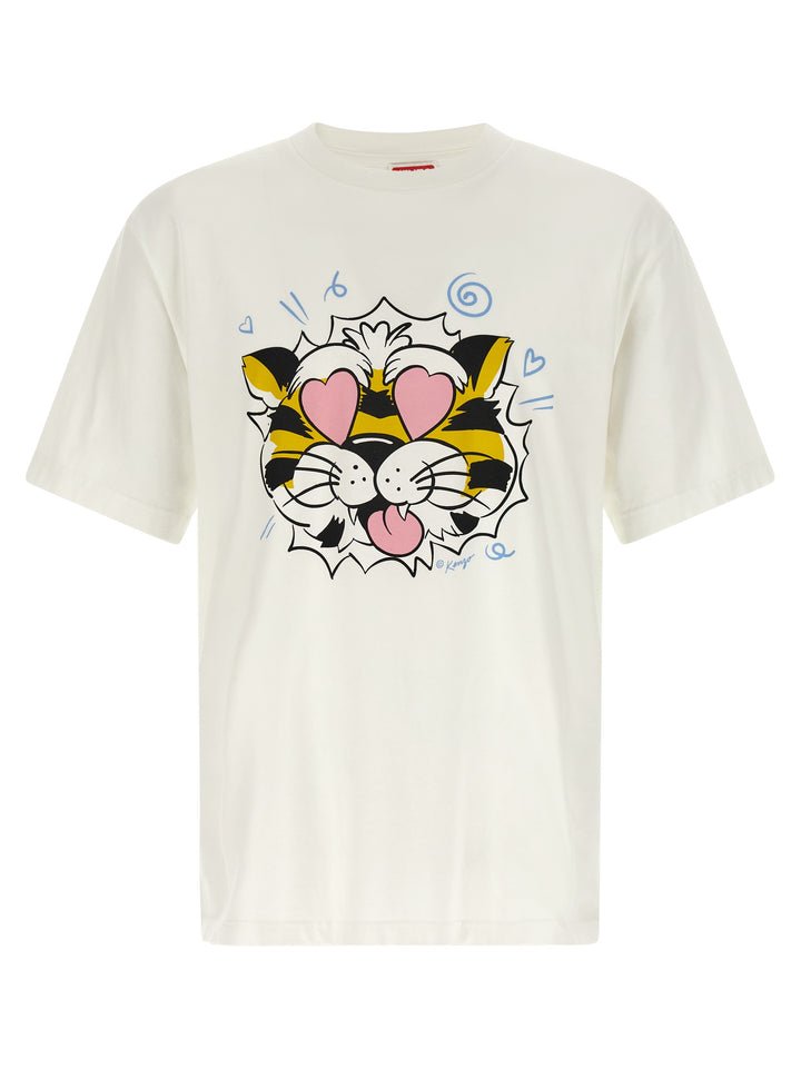 Kenzo Wild Tiger T shirt - Bianco | 2eea3221848326b153ffb369d6b21d502053e8ee