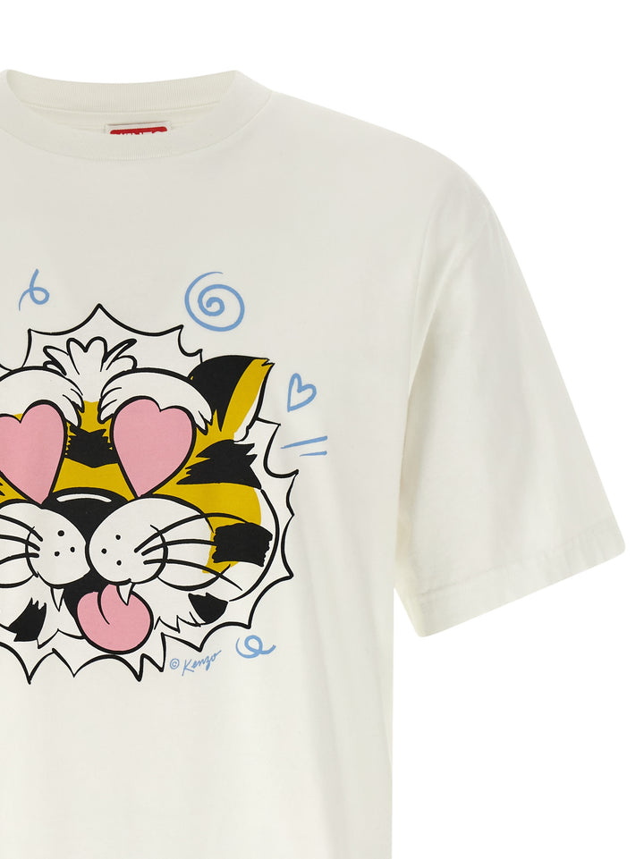 Kenzo Wild Tiger T shirt - Bianco | e7d0147e55803a5b6f9e8cdd9e7b532e4b6f14d8