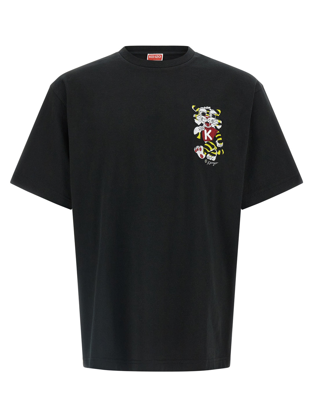Kenzo Wild Tiger Embroidered T shirt - Nero | 6c18e483d69193b78cf4a3b288041337e6873f23