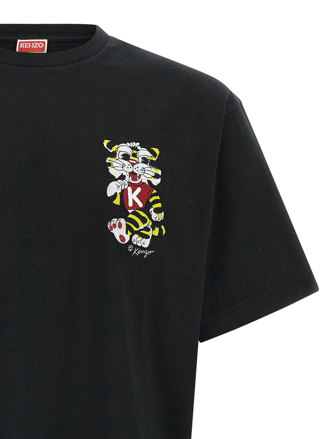 Kenzo Wild Tiger Embroidered T shirt - Nero | 6a808568a78b2e26c7edfbfe8bd51f52572cdc83