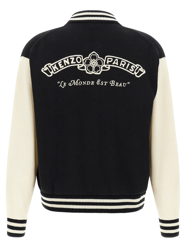 Kenzo Kenzo Paris Emblem Maglioni - Bianco/Nero | d92fdea4451baadc256c7ccb3cd7b0ea8a47ab9a