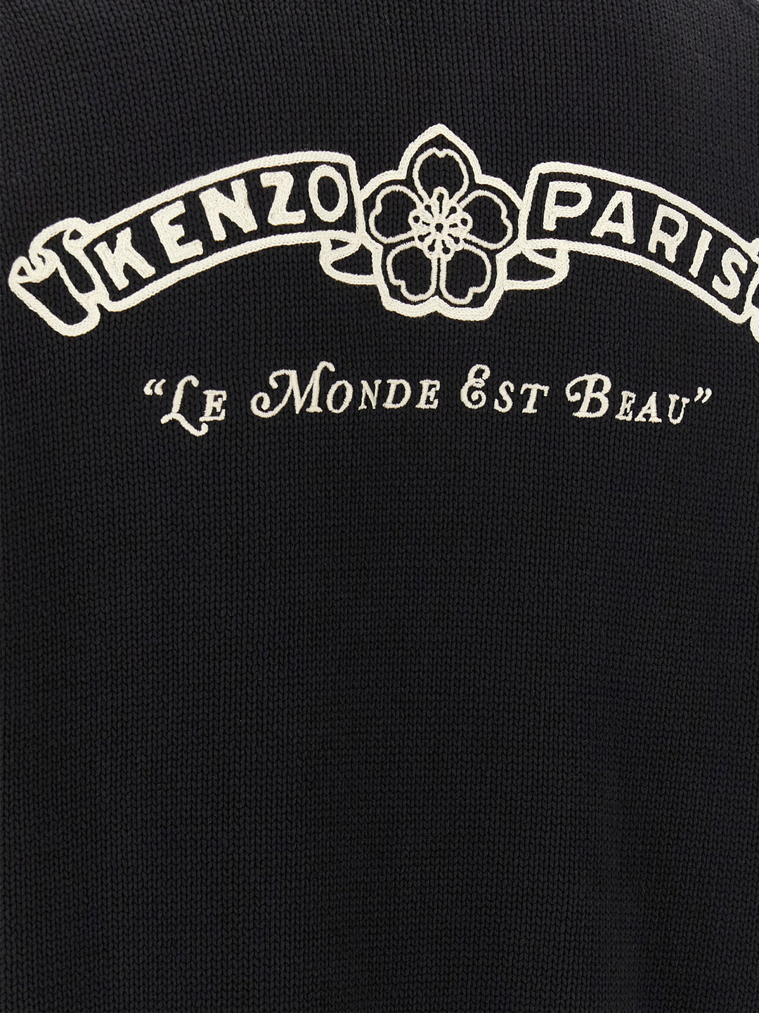 Kenzo Kenzo Paris Emblem Maglioni - Bianco/Nero | 1c247aa8b9d466e1786f25007ad44c9c3d38fa62