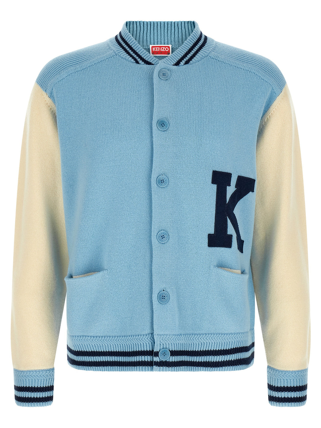 Kenzo Varsity Maglioni - Celeste | 5dc4c5868d26f92f986157dd828d1893cf961e54