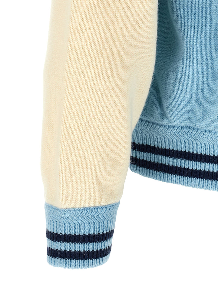 Kenzo Varsity Maglioni - Celeste | e7e37bc00d535508fd1b4bdfd6e0d76d3836b558