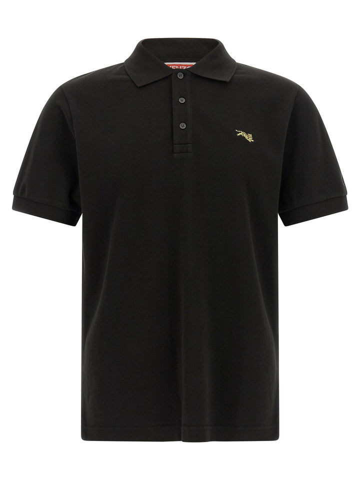 Kenzo Kenzo Happy Tiger Polo - Nero | ab3dbd19e6724015c0aef0a2cbb28b47b06199b4