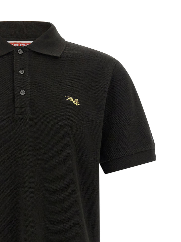 Kenzo Kenzo Happy Tiger Polo - Nero | 1f549f704df701dda02d31fc15dc4f0856230084