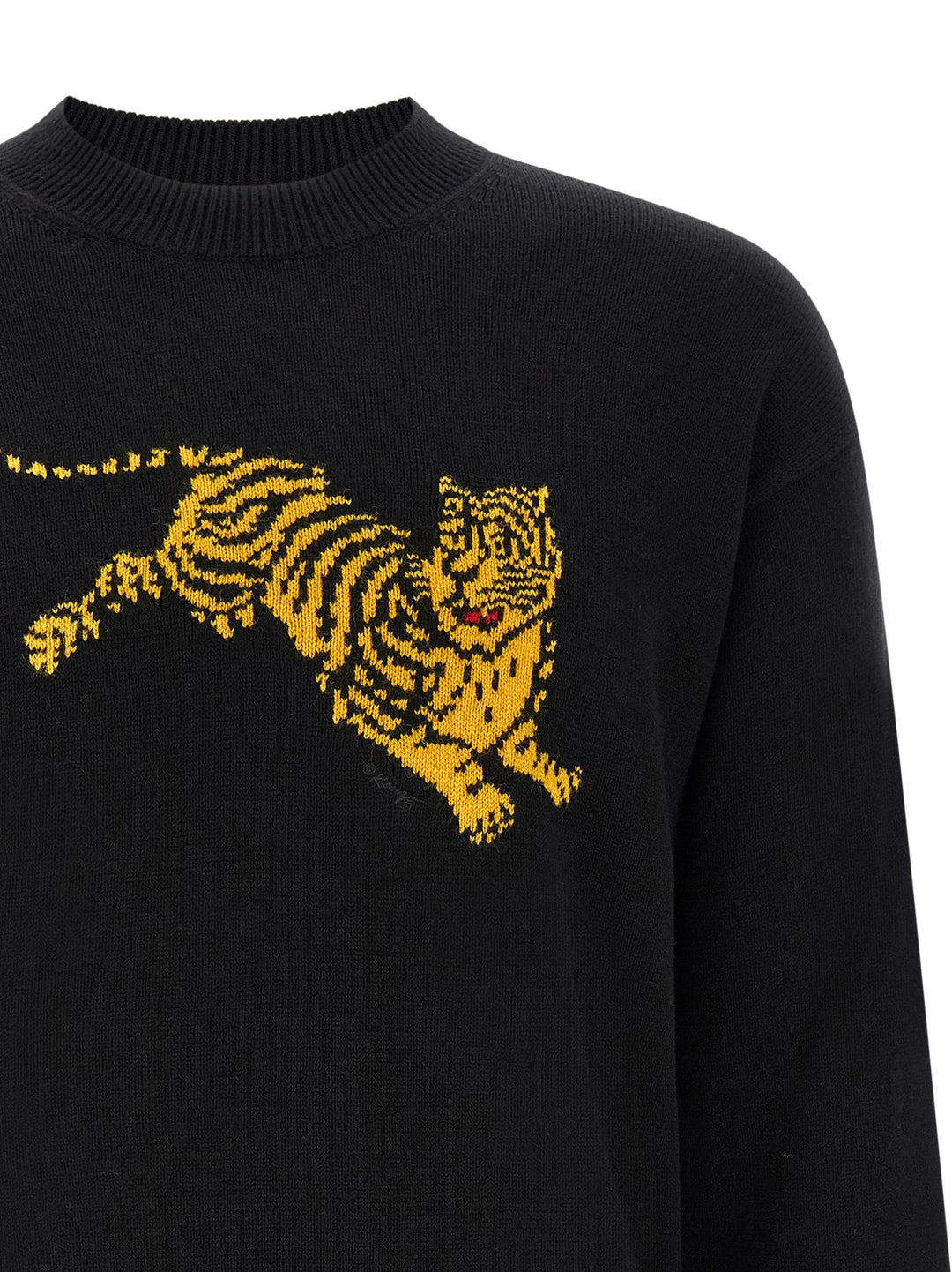 Kenzo Jumping Tiger Felpe - Nero | 251a2a6903d38243ba95a34f537dedd7878bbae0