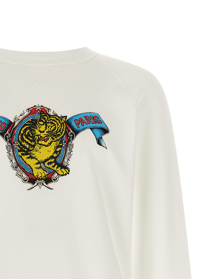 Kenzo Kenzo Jumping Tiger Felpe - Bianco | dbfa875b91bae1a93ade0f92cbb04b3594bb90a8