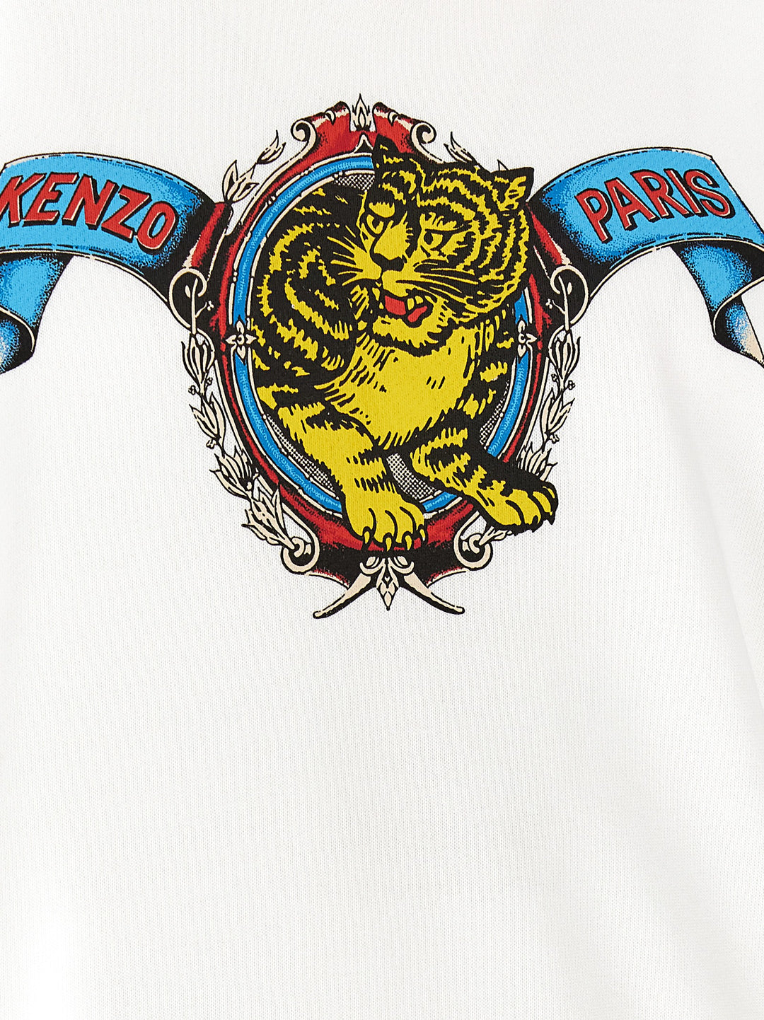 Kenzo Kenzo Jumping Tiger Felpe - Bianco | a2fc146302ac0058d44896090b13afab4fb6a33d