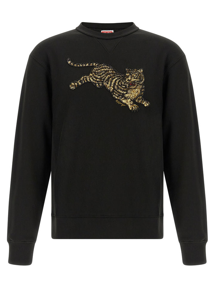 Kenzo Kenzo Jumping Tiger Felpe - Nero | 237bbe50be25fc730ac9b1825cb292ef7440c467