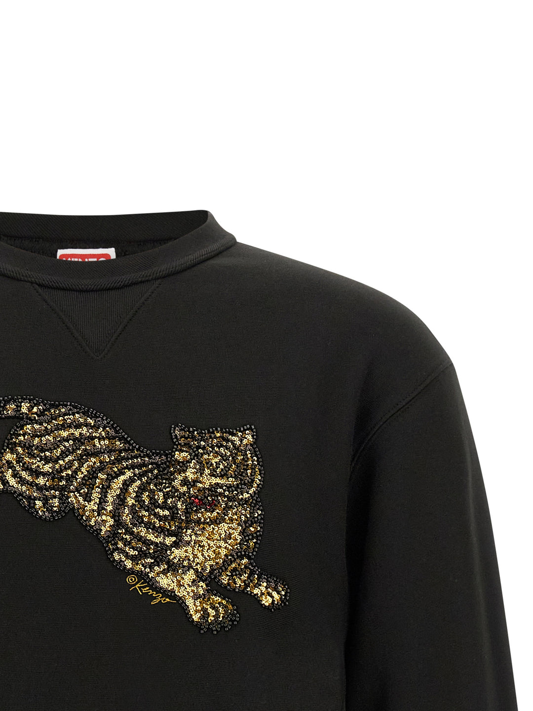 Kenzo Kenzo Jumping Tiger Felpe - Nero | 29b8c80c7ba01d1a1164f2c4e9841f9bc59398e6