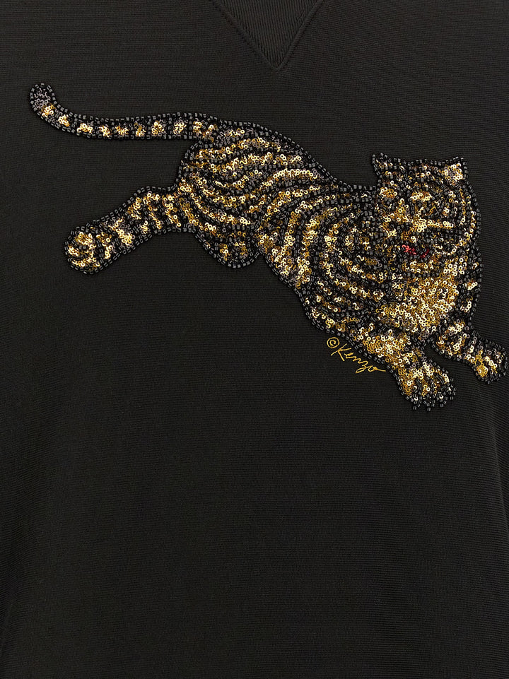 Kenzo Kenzo Jumping Tiger Felpe - Nero | 273b77574ae515ed08c0b721c16d26c37bc5c5ae