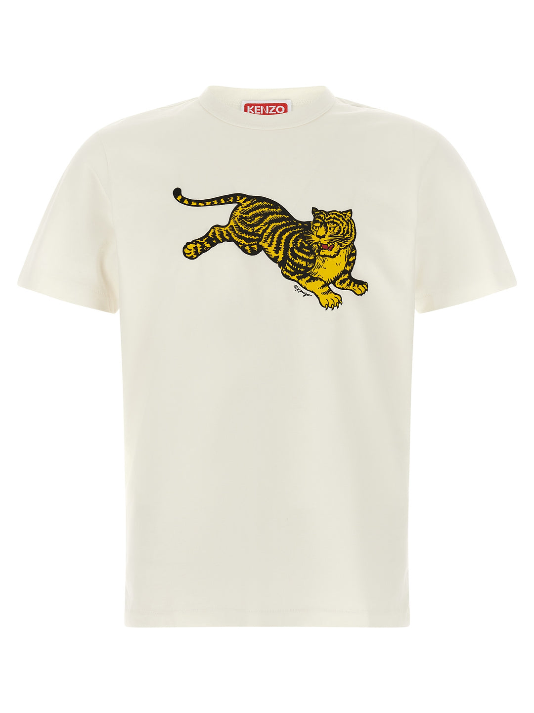 Kenzo Kenzo Jumping Tiger T shirt - Bianco | aca5abe8e63453cb80ab374b544a8f3d9651902f